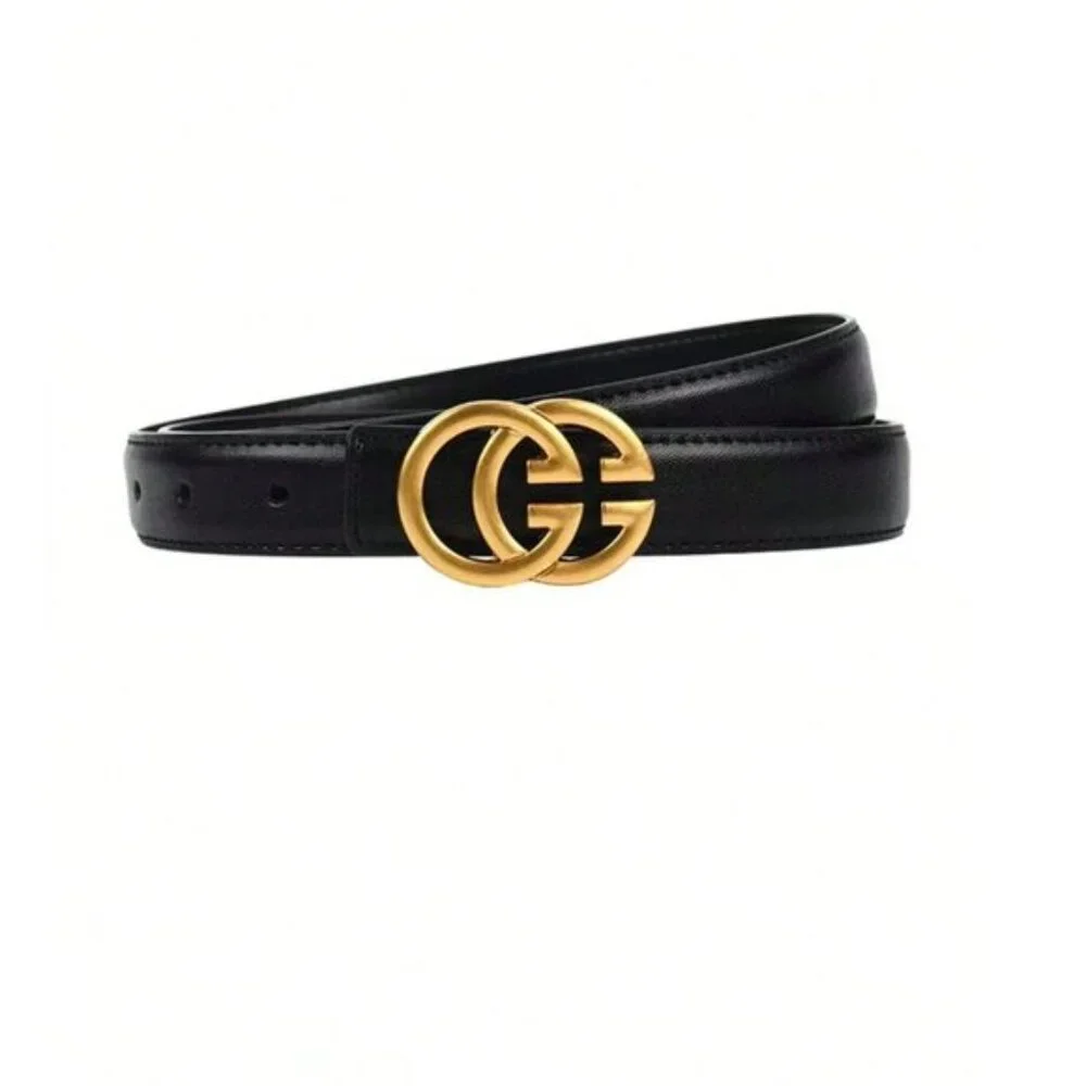 Vegan Leather Belt Black